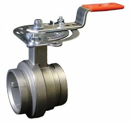 [6662274] 2" Vic-300 MasterSeal Stainless Steel Butterfly Valve w/Handle Series 461