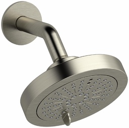 [2611657] 6" 2-Function Round Showerhead with Arm