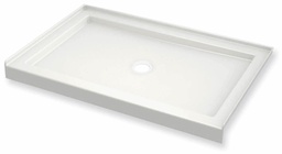 [6451745] B3Square 6036 Center Drain Right Corner Shower Base