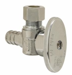 [1697900] ANG VLV 1/2" NOM CRMP BRB X 3/8" OD CMP CP LF - BULK