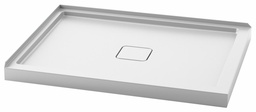 [3748501] Kover 48" x 36" Corner Acrylic Shower Base with Centre Drain and LH Tiling Flange