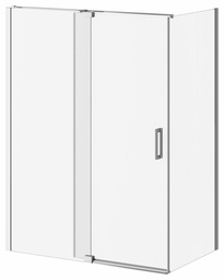 [3748125] Distink (Box 1 of 2) 60" x 77" Pivot Shower Door for Corner Installation
