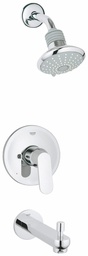 [3094570] Eurosmart Cosmopolitan Pressure Balance Tub and Shower Trim