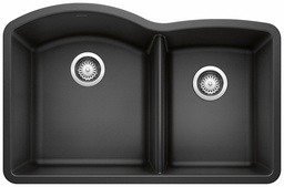[1212440] Diamond U 1.75 Bowl Undermount Silgranit Sink