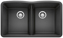 [1212400] Diamond U 2 Bowl Undermount Silgranit Sink