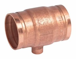 [6660703] 3" x 1-1/4" Grooved Wrot Copper Reducing Tee No. 626