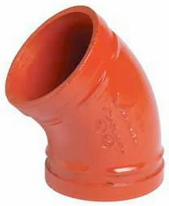 [6672680] 4" 45 Elbow Galvanized FireLock 003