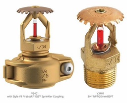 [6677242] 3/4" Standard Response 286F K8 Upright Pendent Sprinkler Head Brass FireLock V3401