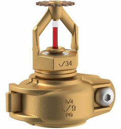 [6677293] 3/4" Standard Response 286F K8 Pendent Sprinkler Head Chrome FireLock V3405