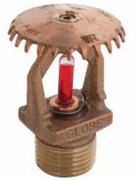 [6677013] 1/2" Standard Response 200F K5.6 Upright Sprinkler Head Brass FireLock V2703