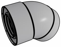 [3682860] 2/4 (60/100) Condensing 45 Degree Elbow (Qty. 2)