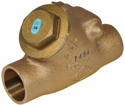 [6031045] 002-40820 RED-WHITE 237A-LF 3/4 CL125 BRZ-LF CXC SWING CHECK NSF-61G