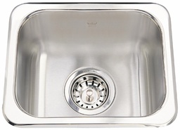 [4405001] Steel Queen 13-5/8" 1 Bowl Drop-In Bar/Prep Sink