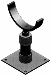 [7674911] GALVANIZED 6" PIPE STAND CRADLE PSC-6