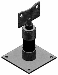 [7674924] GALVANIZED 4" PIPE STAND FLANGE 4-PSF