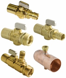 [1819850] ProPEX Ball Valve, 3/4" PEX x 3/4" Copper Adapter