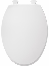[2000635] Elongated Plastic Easy-Clean Toilet Seat with Cover