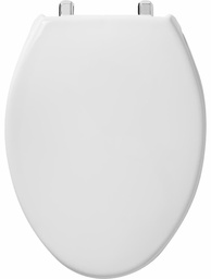 [2000325] Elongated Commercial Plastic Open Front Toilet Seat With Cover