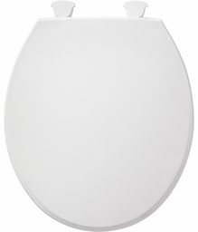 [2000010] Round Plastic Easy-Clean Toilet Seat with Cover