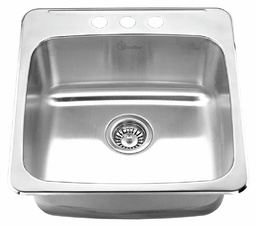 [4421200] 3-Hole 1 Bowl Drop-In Sink