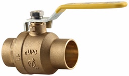 [3505136] 0825C-12NL - 'Nl 1-1/4"Cxc Ball Valve Full Port 600cwp'
