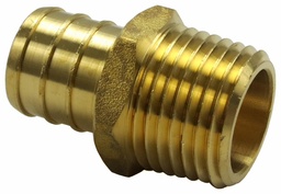 [7896515] 1" Brass Pex x MIP Adapter NL
