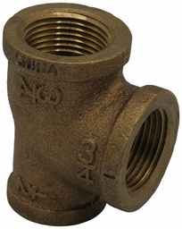 [7101039] 3/4 X 1/2 X 3/4 FIP TEE THREADED BRONZE - LEAD FREE