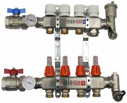 [7898340] 10 Loop HRH Manifold Kit Stainless Steel 1"