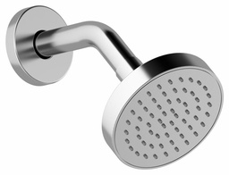 [3750780] Basico 4" Shower Head and Wall Arm and Round Flange
