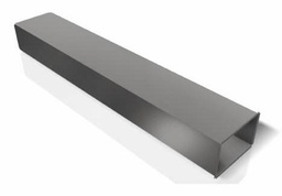 [5644288] 16.5" x 20.25" Plenum 59"H with Flange and End Cap, 26 ga
