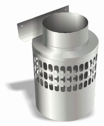 [5640284] 4" Combustion Air Pot Galvanized