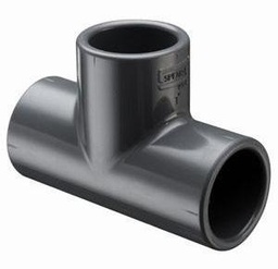 [7652527] 8 PVC TEE SOC SCH80