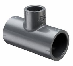 [7652670] 4X2 PVC RED TEE SOC SCH80