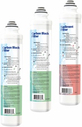 [6687225] REPLACEMENT FILTER KIT FOR QCRO (1 SED 41407001 / 2 CARBON BLK 41407002)