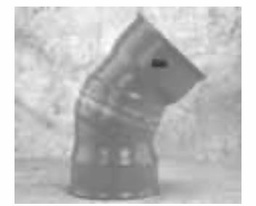 [7638945] 8" 45 Bend HxH