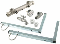 [1539400] TFP-07M125SS - 'S.S. MANIFOLD FITTING PACKAGE W/ PVC BUSHINGS 1x1/2 & 1x3/4'