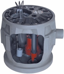 [1581010] 4/10 HP 1-Phase 115V Simplex Sewage Ejector Package