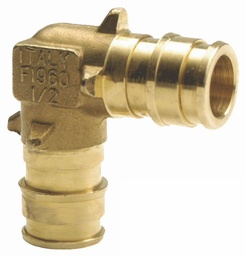 [1810920] 1 Q+E PEX BRASS 90° ELBOW