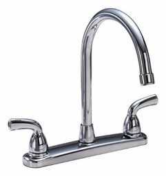 [3068843] Kitchen Faucet with Lever Handles High Spout