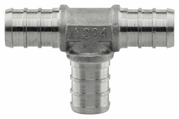 [7901330] SSPEX-T05 - '1/2" 304SS Crimp PEX Tee - F1807'