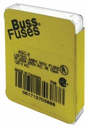 [4812404] Fuse - 5A Glass Fast Acting - 1-1/4 in. (5 Pack)