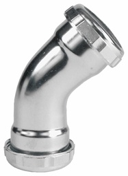 [7855250] SLIP COUPLING ELBOW CP. 20GA 1 1/2x1 1/2