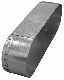 [5622160] 6" Oval (3" x 7-3/4") End Cap