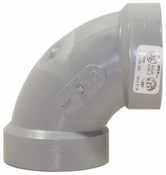 [7560115] 2"x90D PVC DWV LONG ELBOWHxH SYSTEM 15