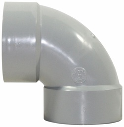 [7560105] 1 1/2"x90D PVC DWV LONG ELBOW HxH SYSTEM 15