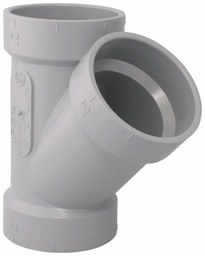 [7560525] 6"x45D PVC DWV WYE HxHxH SYSTEM 15
