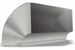 [5643524] 8" x 22" Long Way 90 Degree Duct Elbow 26ga
