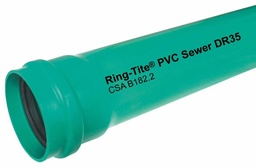 [7692050] 15"x13' PVC DR35 PIPE GSKT GREEN RING-TITE