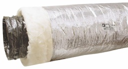 [7761157] 10" X 25' Flexible Insulated Duct - Silver Jacket R4.2