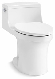 [2905395] San Souci Comfort Height 1-Piece Compact Elongated 1.28 GPF Toilet with Quiet-Close Seat